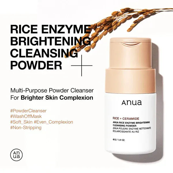Anua Anua <br>Rice Enzyme Brightening Cleansing Powder 40ml