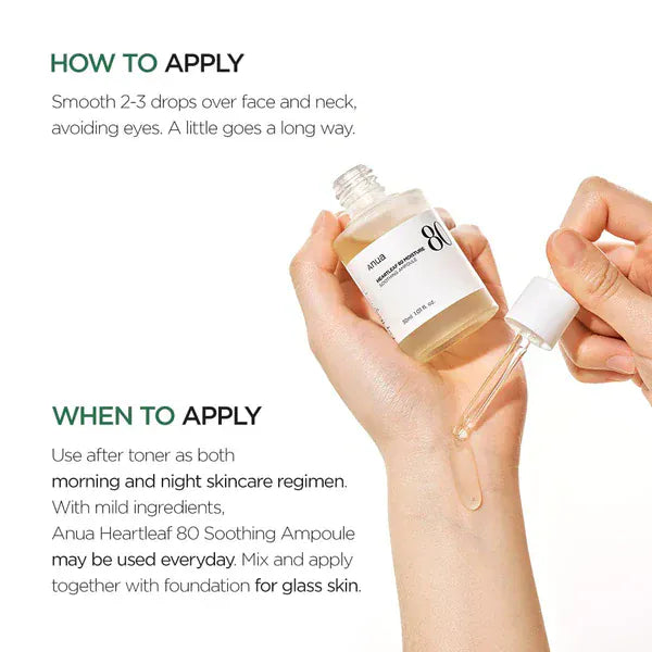 Anua Anua Heartleaf 80% Ampoule 30ml
