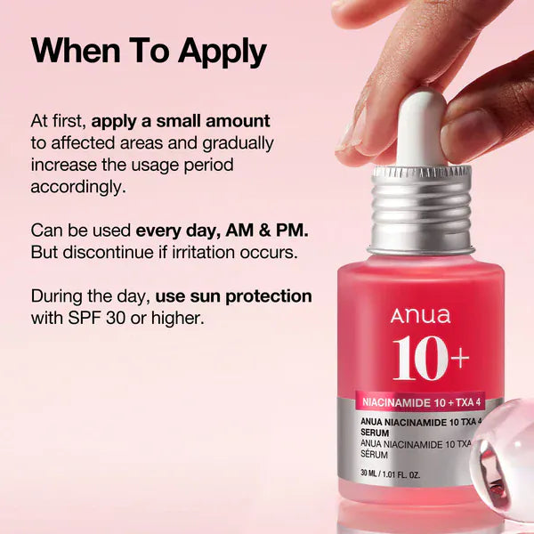 Anua Anua Niacinamide 10% + TXA 4% Serum 30ml
