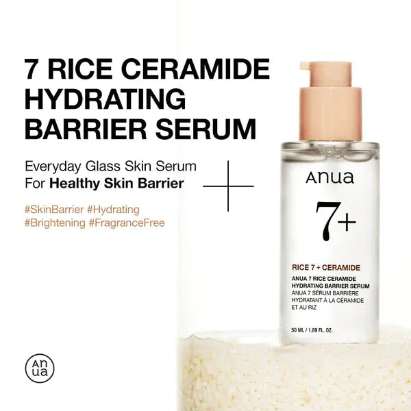 Anua Anua Rice Ceramide 7 Hydrating Barrier Serum 50ml