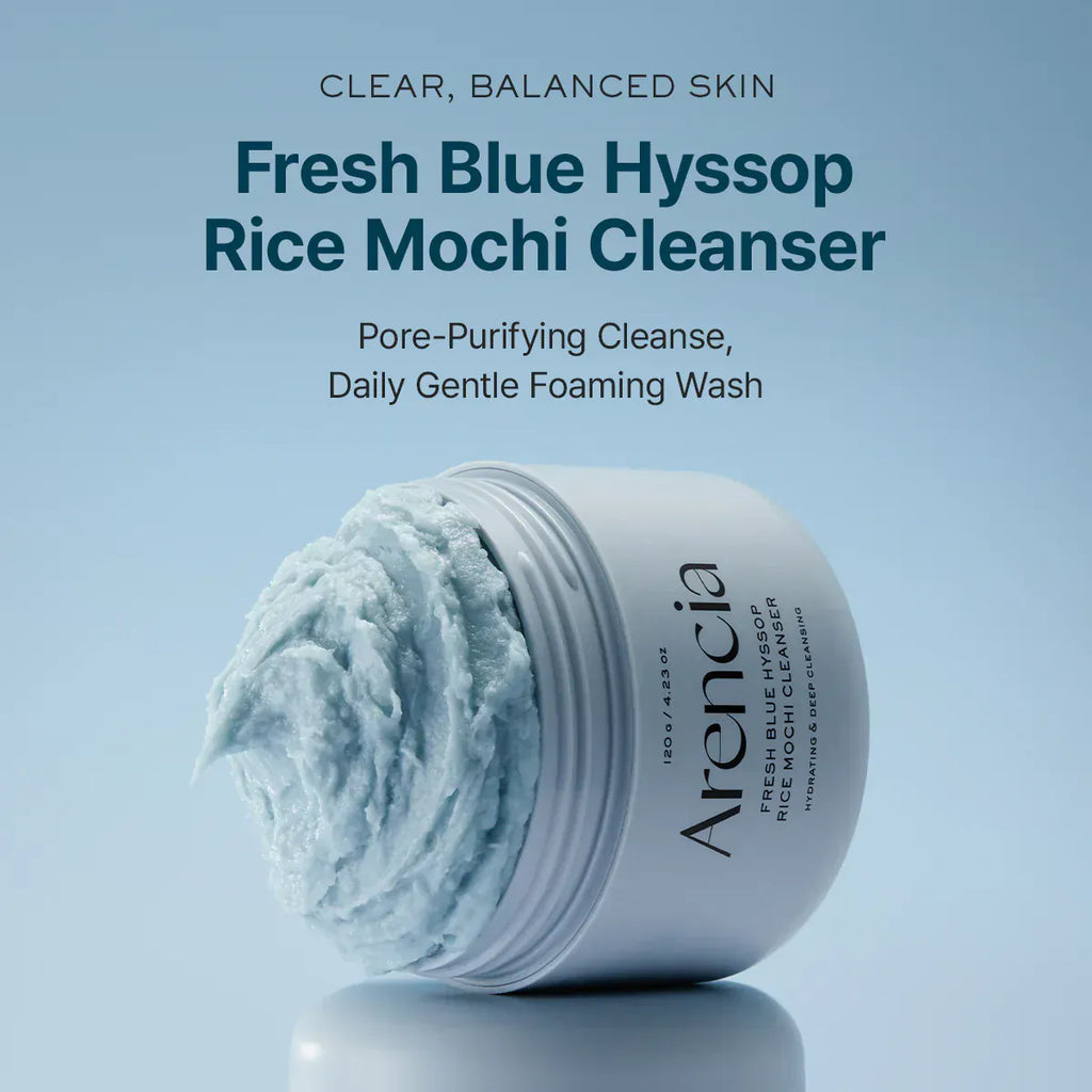 Arencia [Arencia] Blue Hyssop Rice Mochi Cleanser 120g