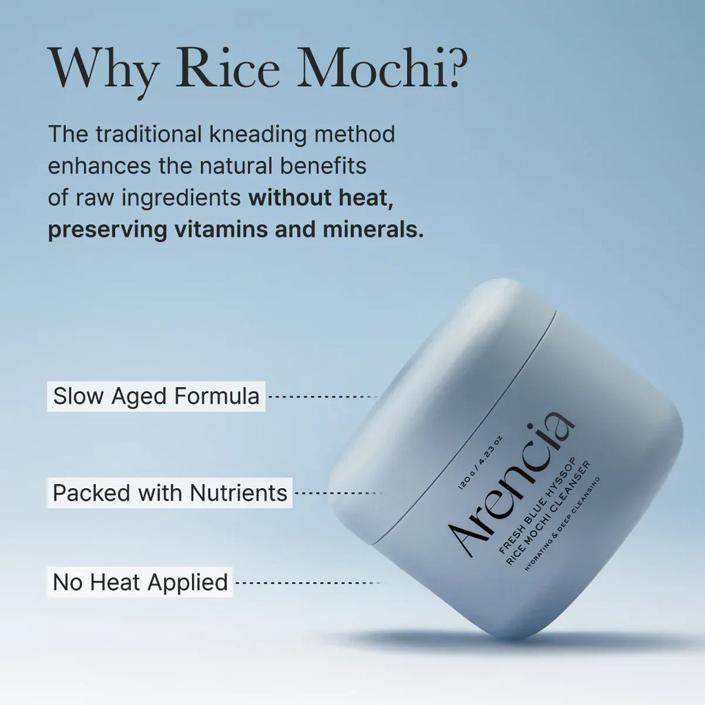 Arencia [Arencia] Blue Hyssop Rice Mochi Cleanser 120g