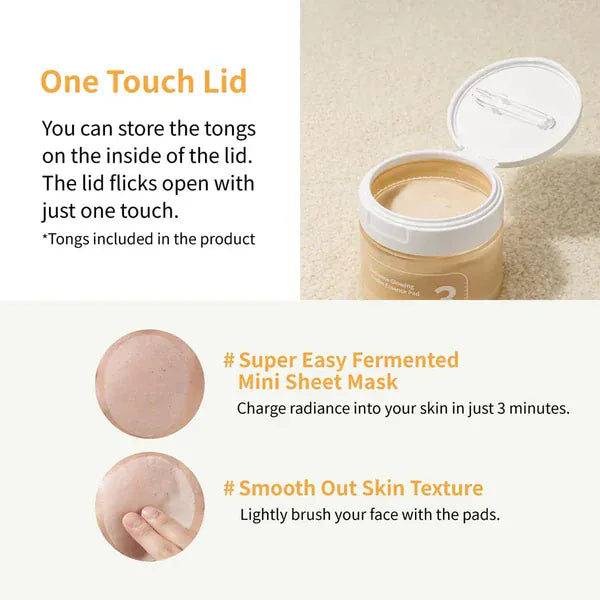 Numbuzin [numbuzin] No.3 Radiance Glowing Jumbo Essence Pad (150ml *70ea )