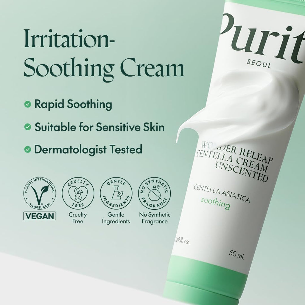 Purito SEOUL Purito SEOUL Wonder Releaf Centella Cream Unscented 50ml