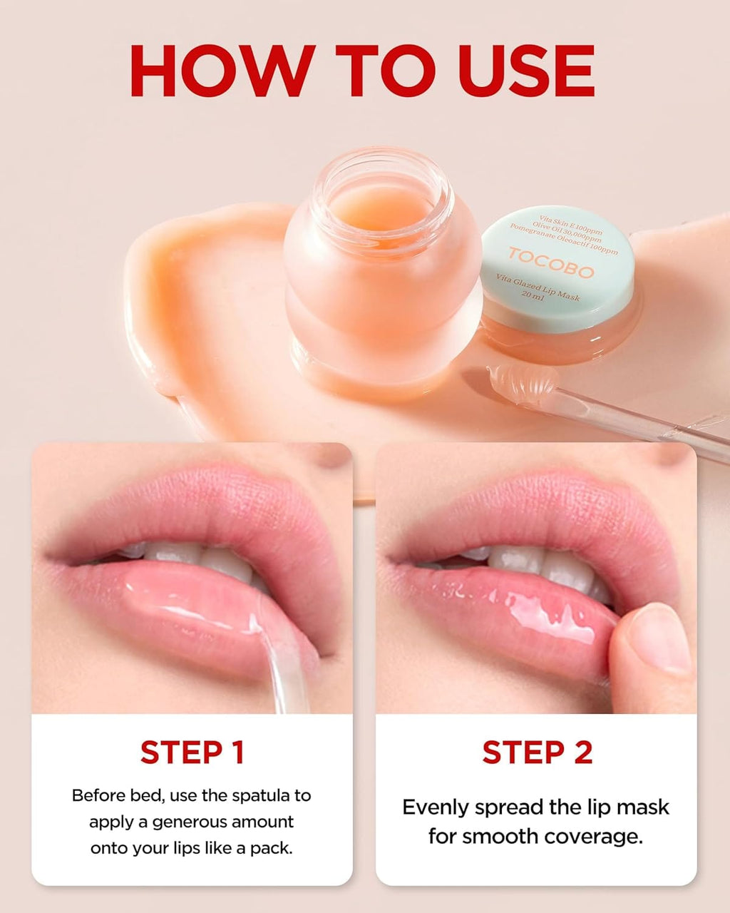 TOCOBO TOCOBO Vita Glazed Lip Mask 20ml